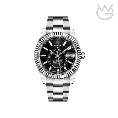 Rolex Sky-Dweller – Black Dial Silver Steel