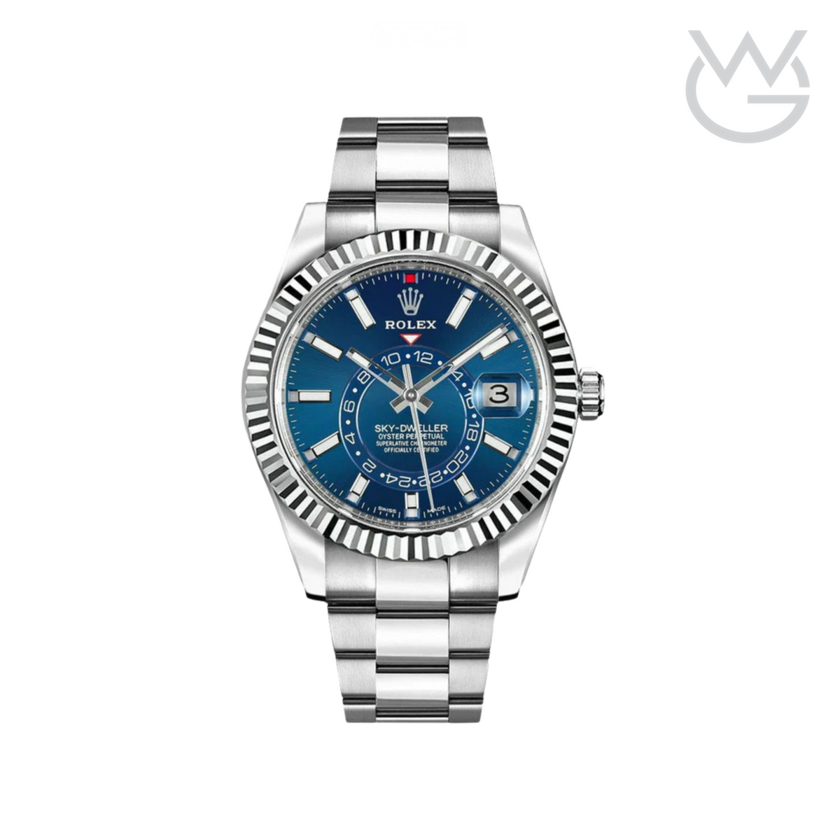 Rolex Sky-Dweller – Blue Dial Silver