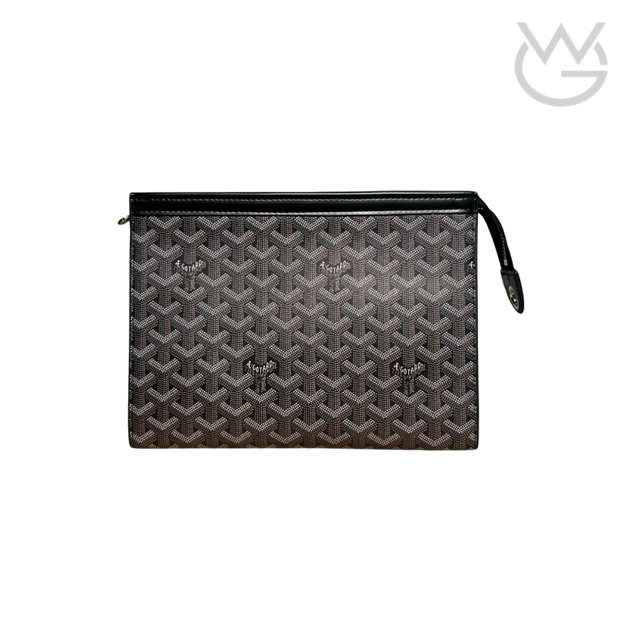 Goyard Pattern Clutch – Grey - View 1