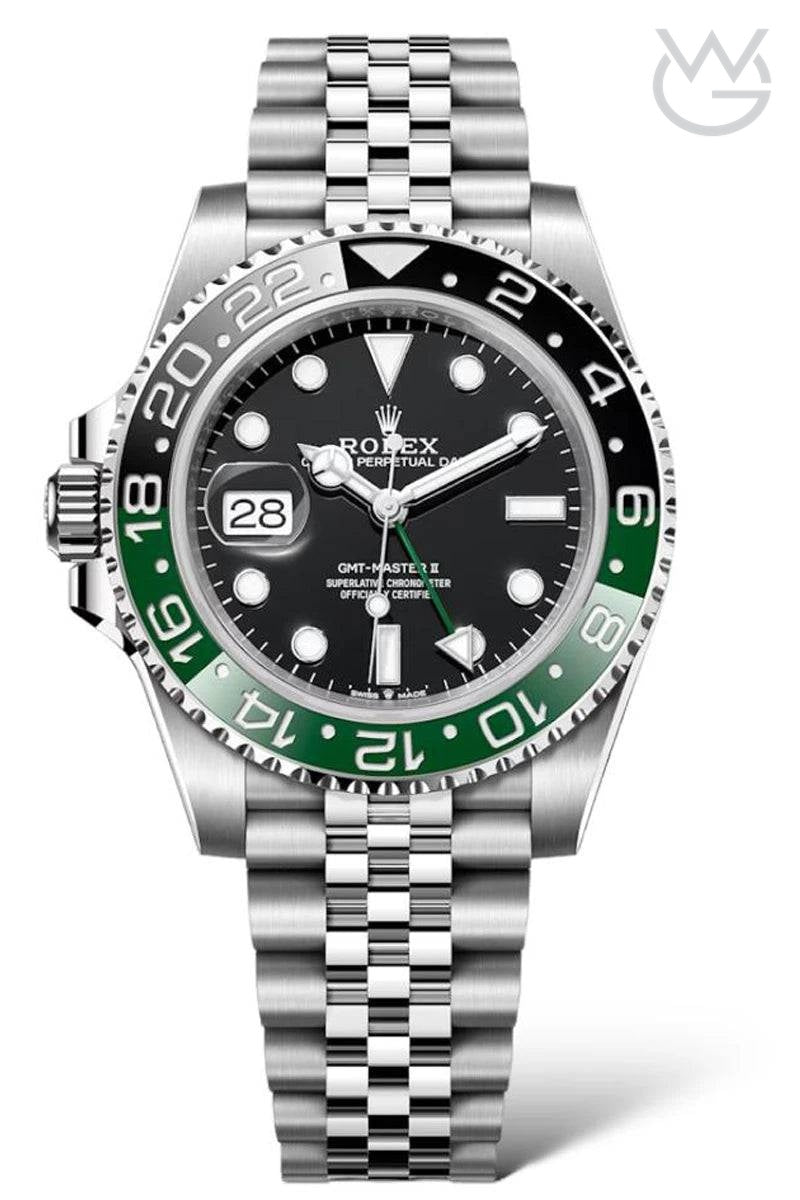 Rolex GMT-Master II – Black Dial Green Silver