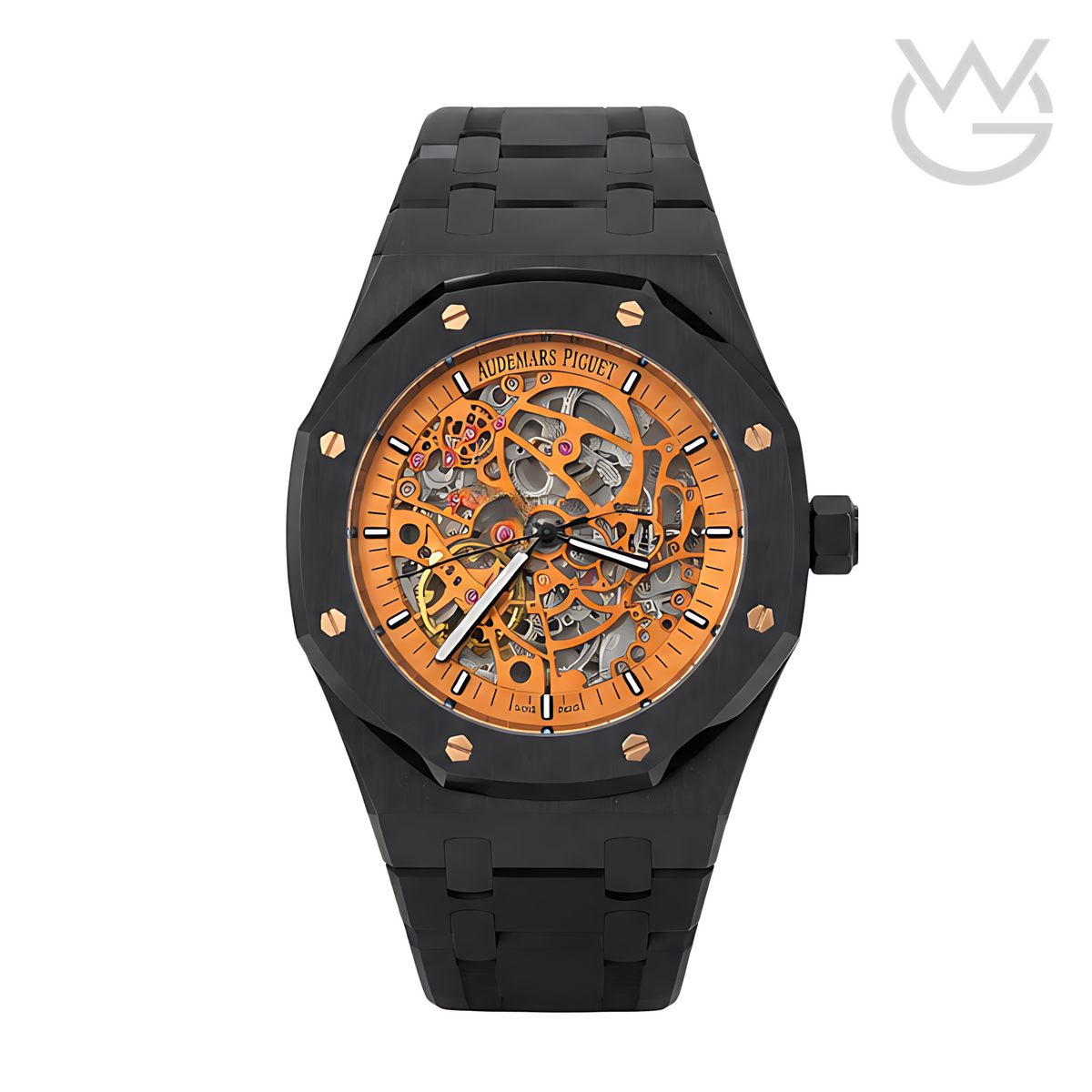 Audemars Piguet Royal Oak – Skeleton Black Ceramic Orange