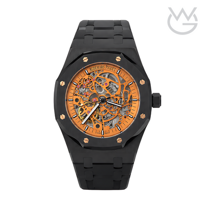Audemars Piguet Royal Oak – Skeleton Black Ceramic Orange