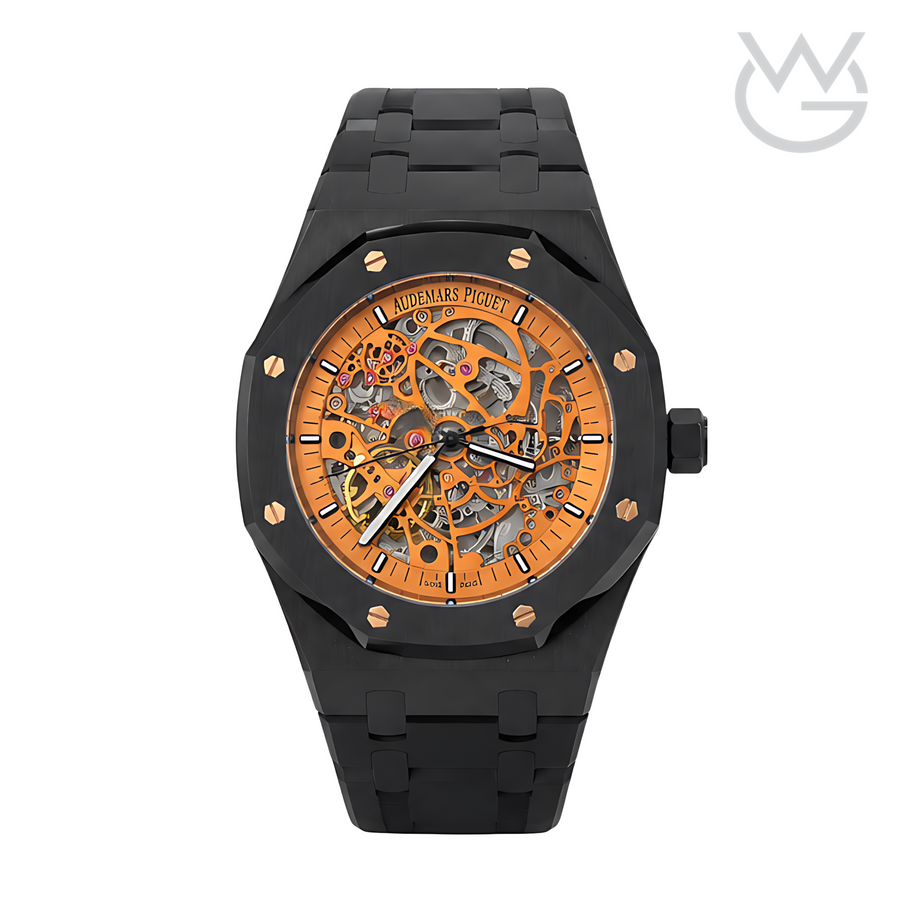 Audemars Piguet Royal Oak – Skeleton Black Ceramic Orange