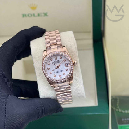 Rolex Datejust – 28 Diamond White Dial