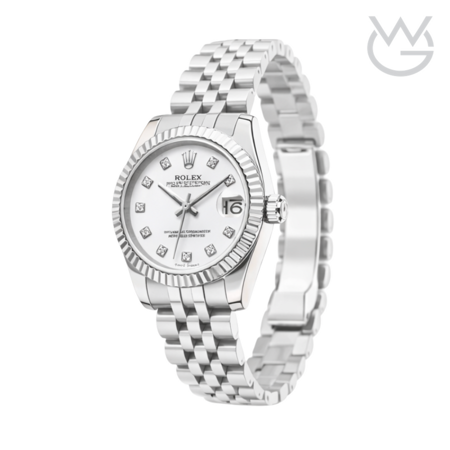 Rolex Datejust – White Diamond Dial