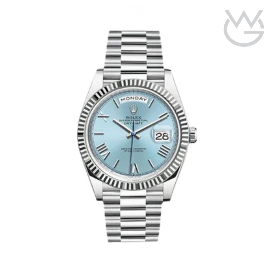 Rolex Day-Date – Ice Blue Roman Dial
