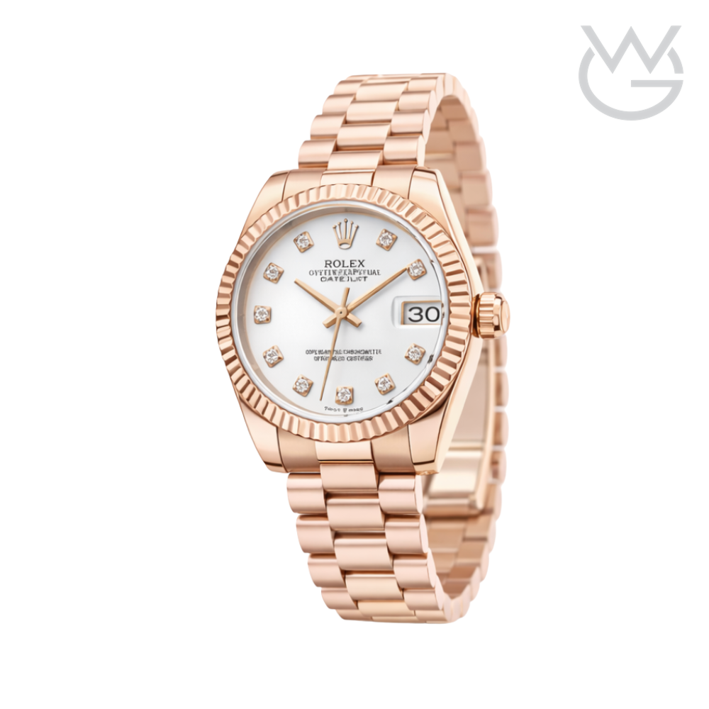 Rolex Datejust – 28 Diamond White Dial