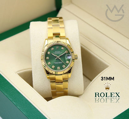 Rolex Lady-Datejust – Olive Green Dial, Steel Tone - View 5