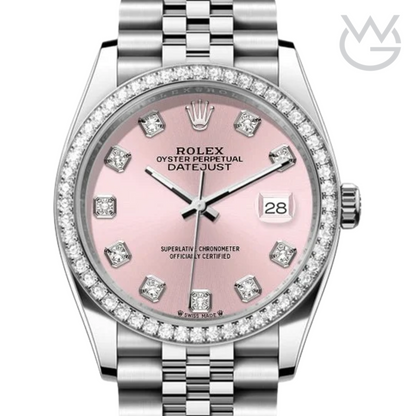 Rolex Lady-Datejust – Pink Dial, Steel Tone - View 3