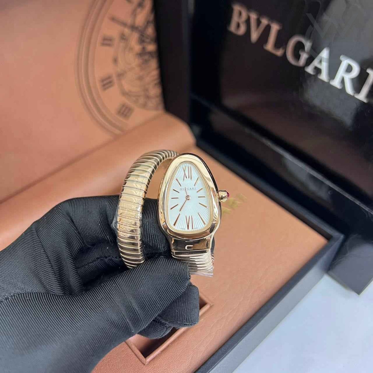 Bvlgari Serpenti Tubogas – Golden Bracelet