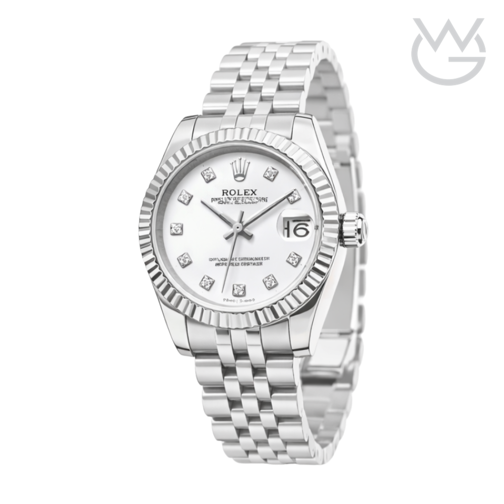 Rolex Datejust – White Diamond Dial