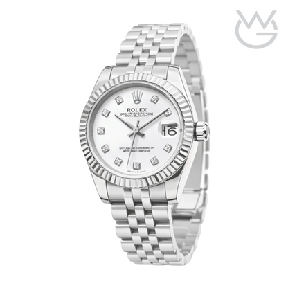 Rolex Datejust – White Diamond Dial