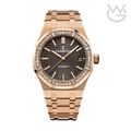 Audemars Piguet Royal Oak – Diamond Bezel Pink Gold Brown Dial