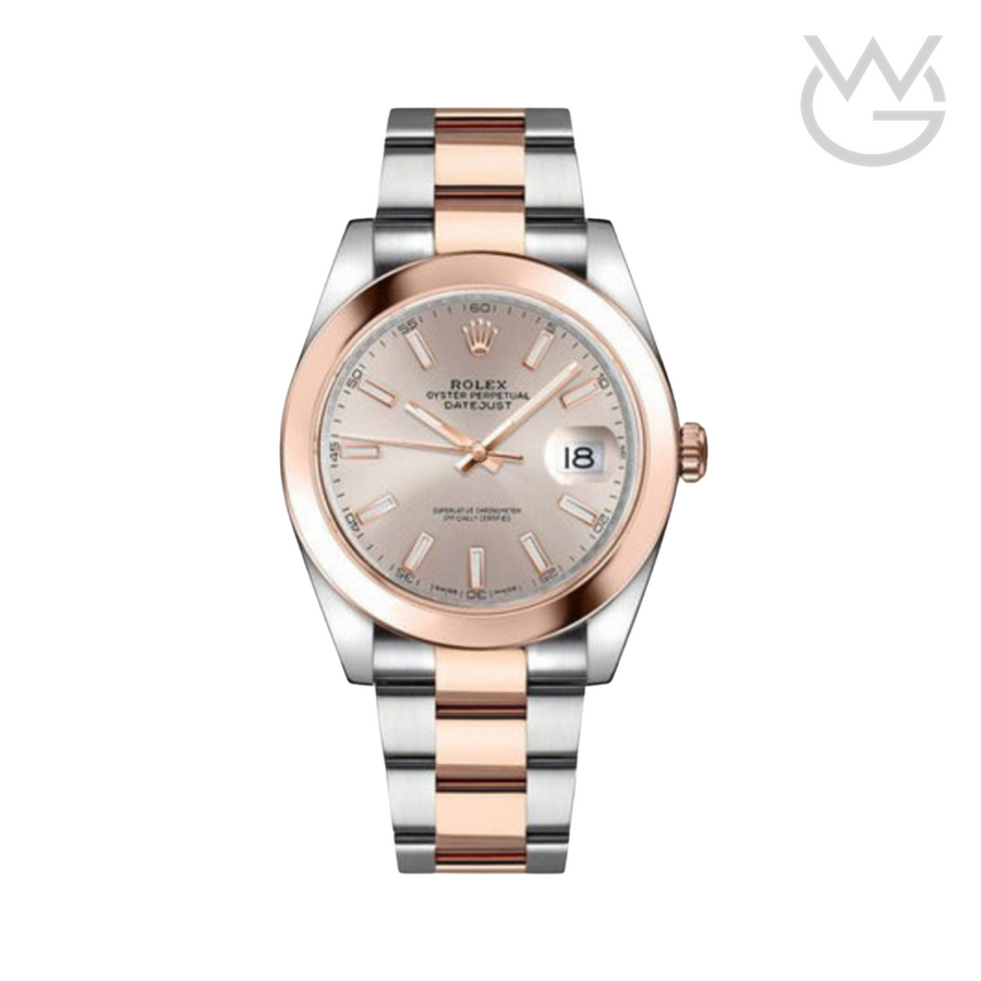 Rolex Datejust – Rose Gold Silver