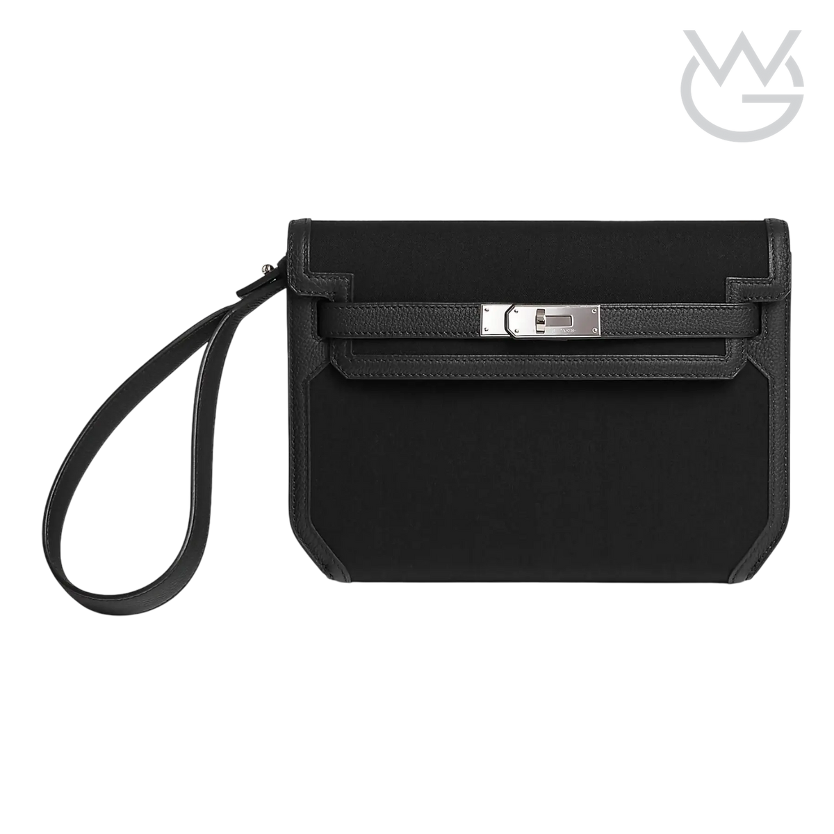 Hermès Depeche 25 Pouch – Noir / Noir - View 1