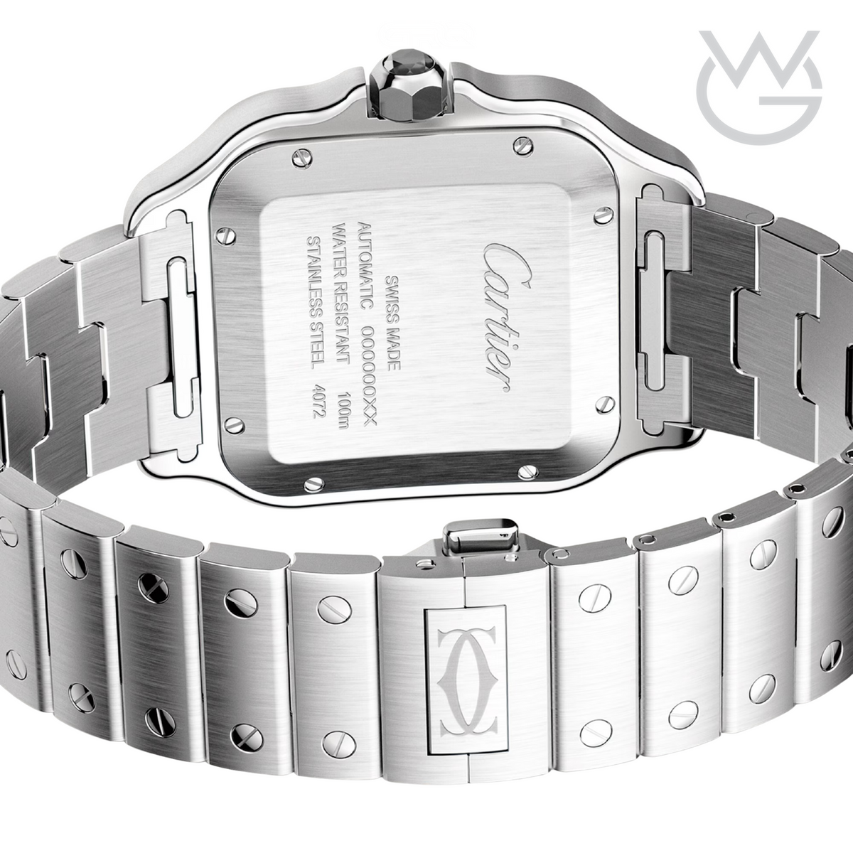 Cartier Santos de Cartier – Steel Black Dial