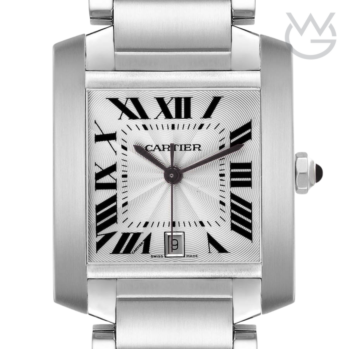Cartier Tank Française Ladies Watch – Silver Tone - View 3