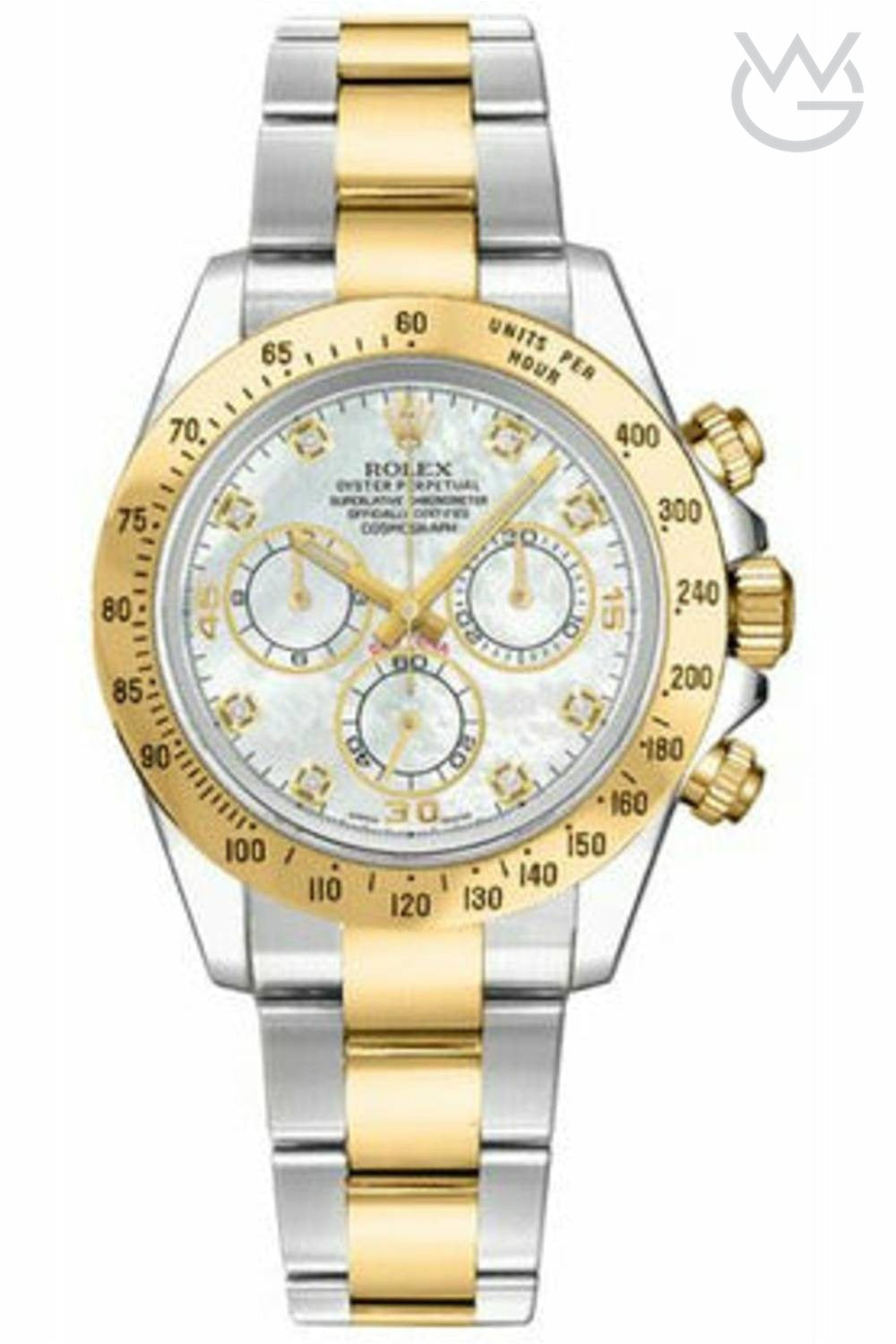 Rolex Cosmograph Daytona – Two-Tone Diamond Dial Gold Steel