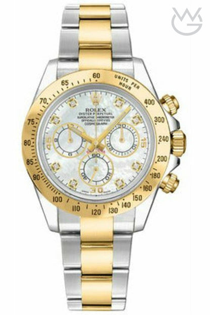 Rolex Cosmograph Daytona – Two-Tone Diamond Dial Gold Steel