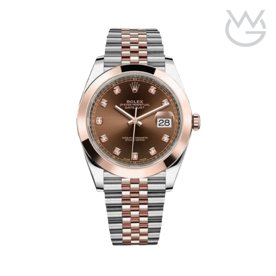 Rolex Datejust – Brown Dial Silver Brown Steel