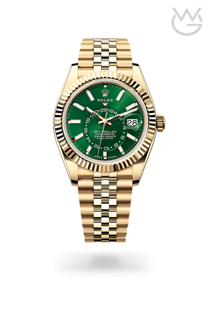 Rolex Sky-Dweller – Yellow Gold Green Dial