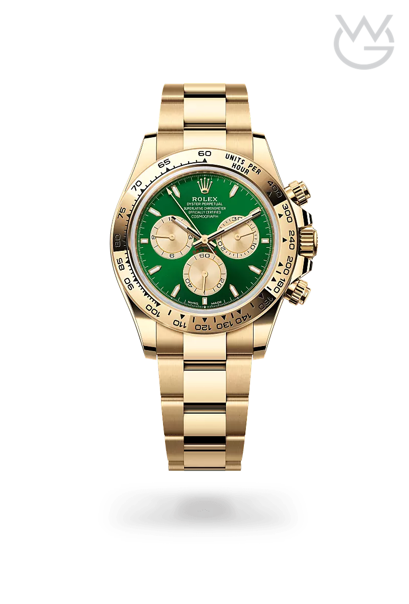 Rolex Daytona – Yellow Gold Green Dial