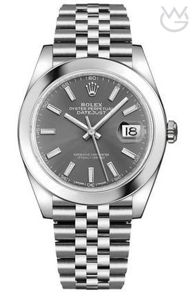 Rolex Datejust – Grey Dial Silver Steel