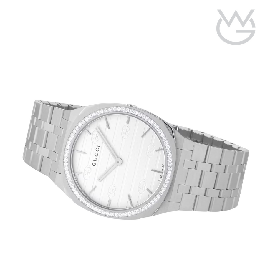Gucci 25H Ladies Watch – Silver Tone - View 2