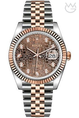 Rolex Datejust – Brown Dial Brown Steel