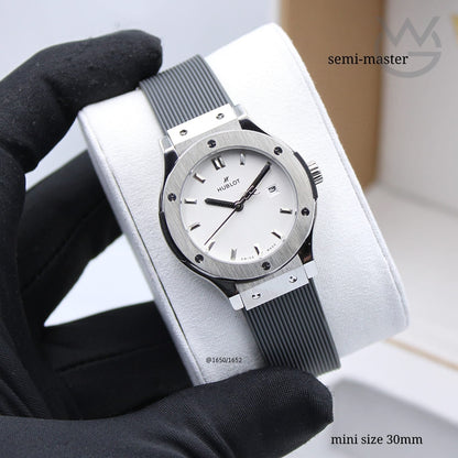 Hublot Classic Fusion Ladies Watch – Opaline Dial & Racing Grey - View 5
