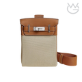 Hermès HAC À Dos Backpack – Ficelle / Gold - View 1