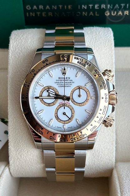 Rolex Cosmograph Daytona – Two-Tone White Dial