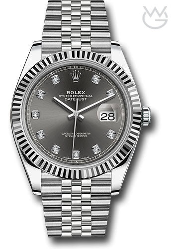 Rolex Datejust – Grey Dial Silver Steel