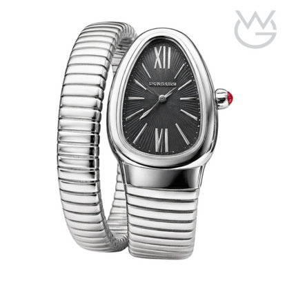 Bvlgari Serpenti Tubogas – Steel Black Opaline Dial