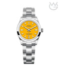 Rolex Oyster Perpetual – Yellow Dial Silver