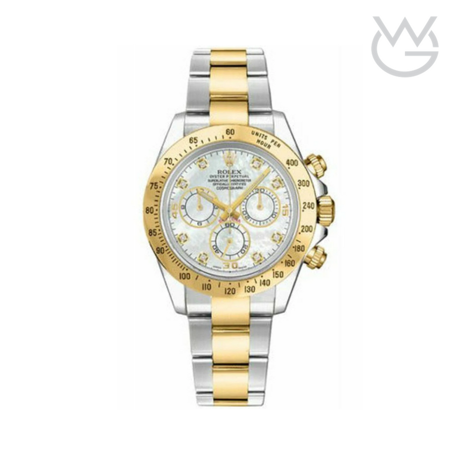 Rolex Cosmograph Daytona – Two-Tone Diamond Dial Gold Steel