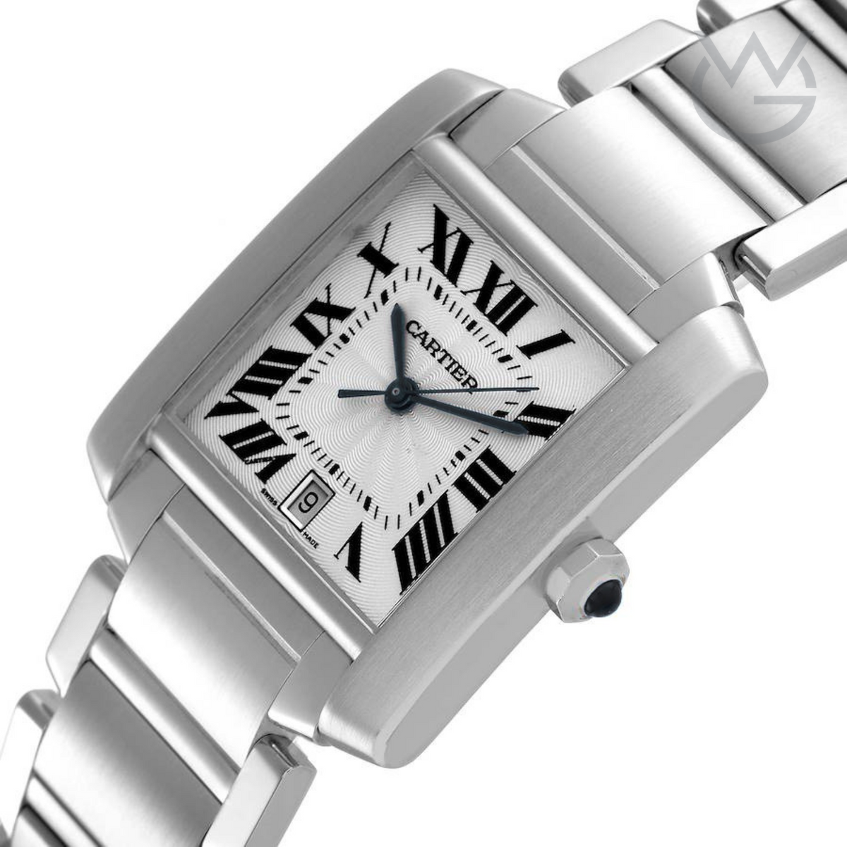 Cartier Tank Française Ladies Watch – Silver Tone - View 2
