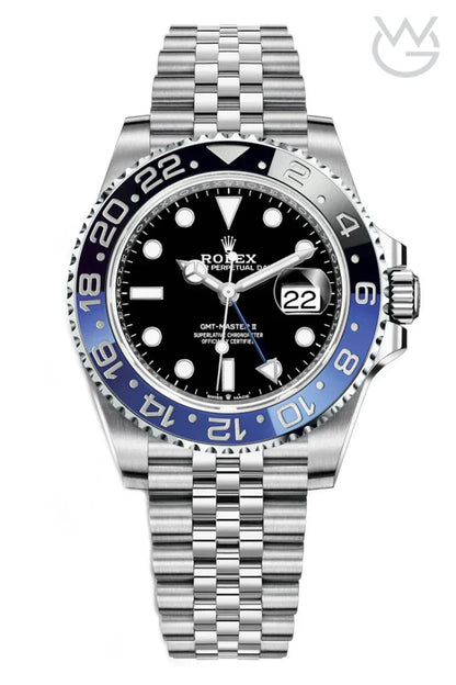 Rolex GMT-Master II – Black Dial Blue Silver Steel