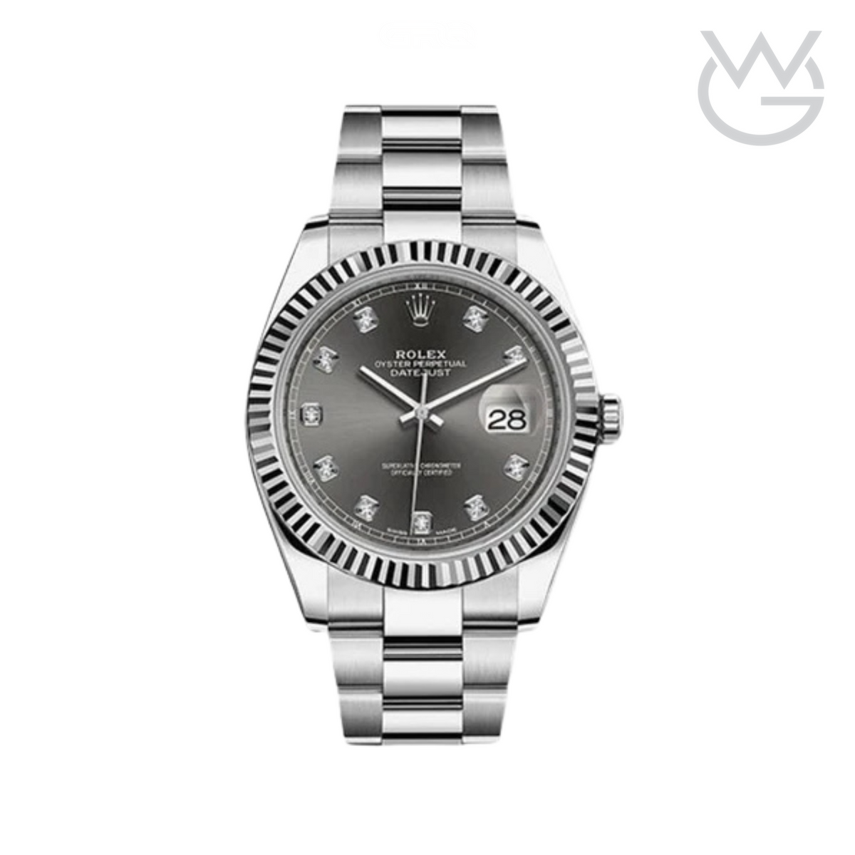 Rolex Datejust – Dark Rhodium Diamond Dial
