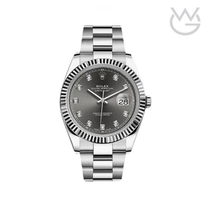 Rolex Datejust – Dark Rhodium Diamond Dial