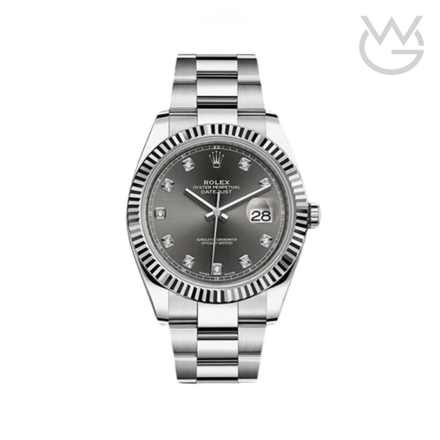 Rolex Datejust – Dark Rhodium Diamond Dial