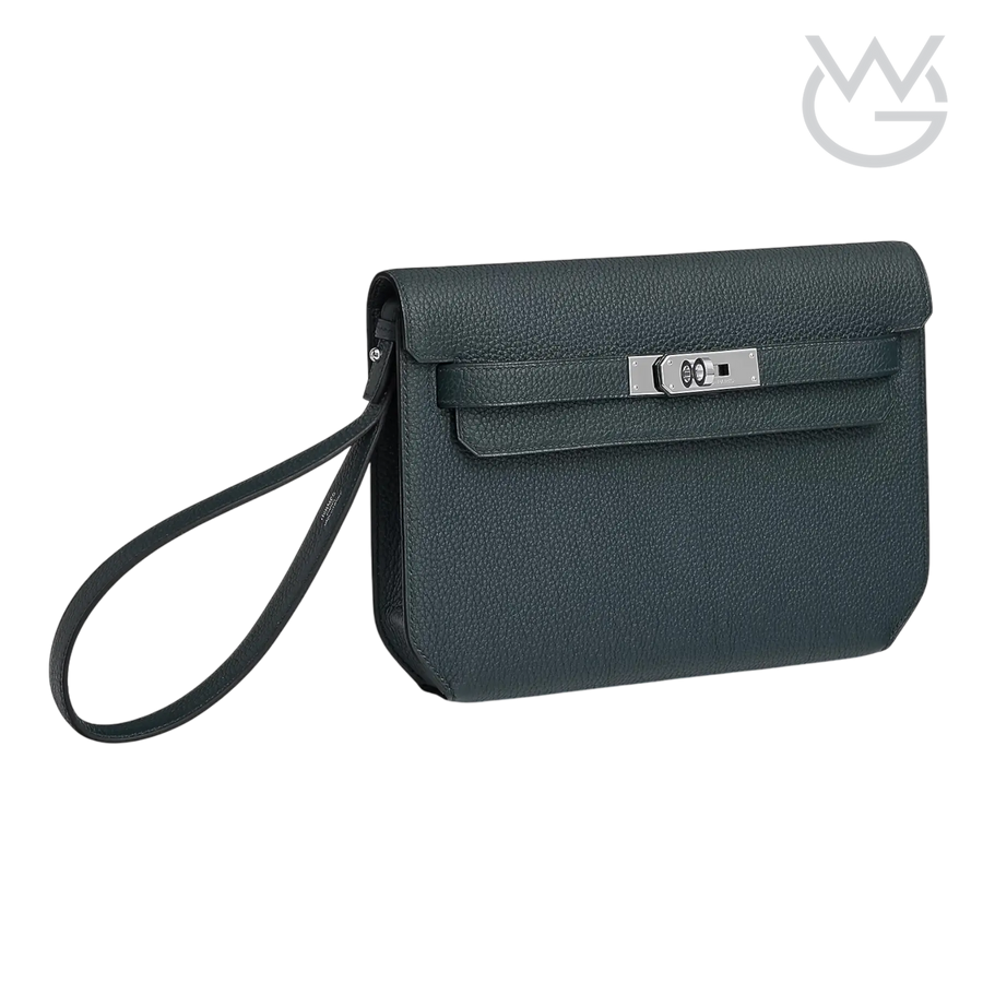 Hermès Depeche 25 Pouch – Bleu Océan - View 2