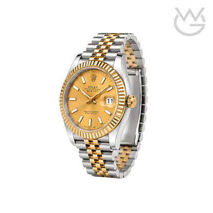 Rolex Datejust – Slate Grey Waffle Dial Silver
