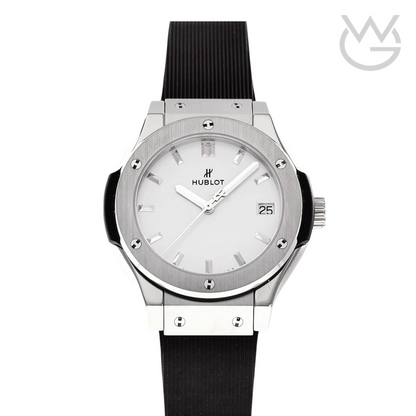 Hublot Classic Fusion Ladies Watch – Titanium Tone & Opaline Dial - View 1