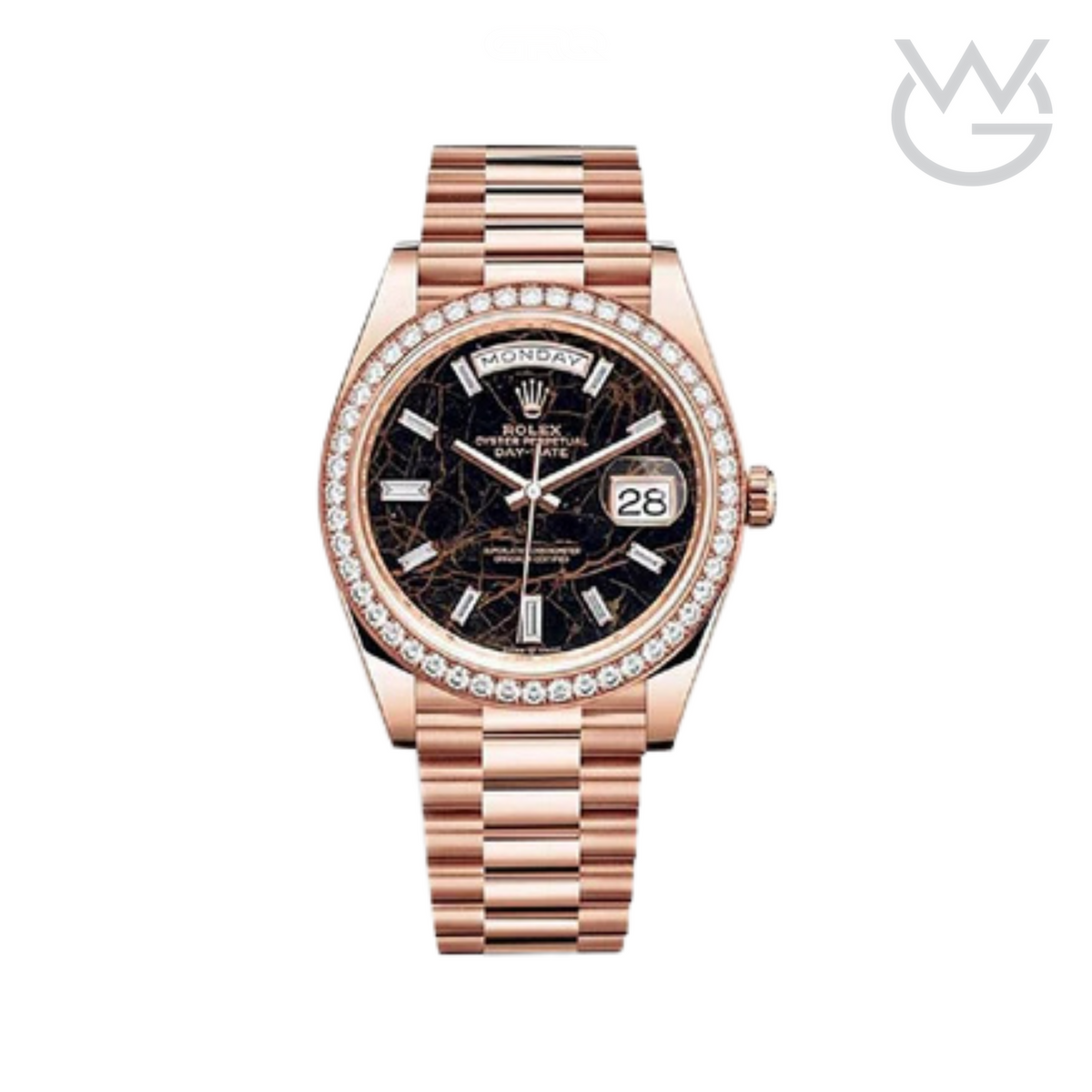 Rolex Day-Date – Eisenkiesel Diamond Dial