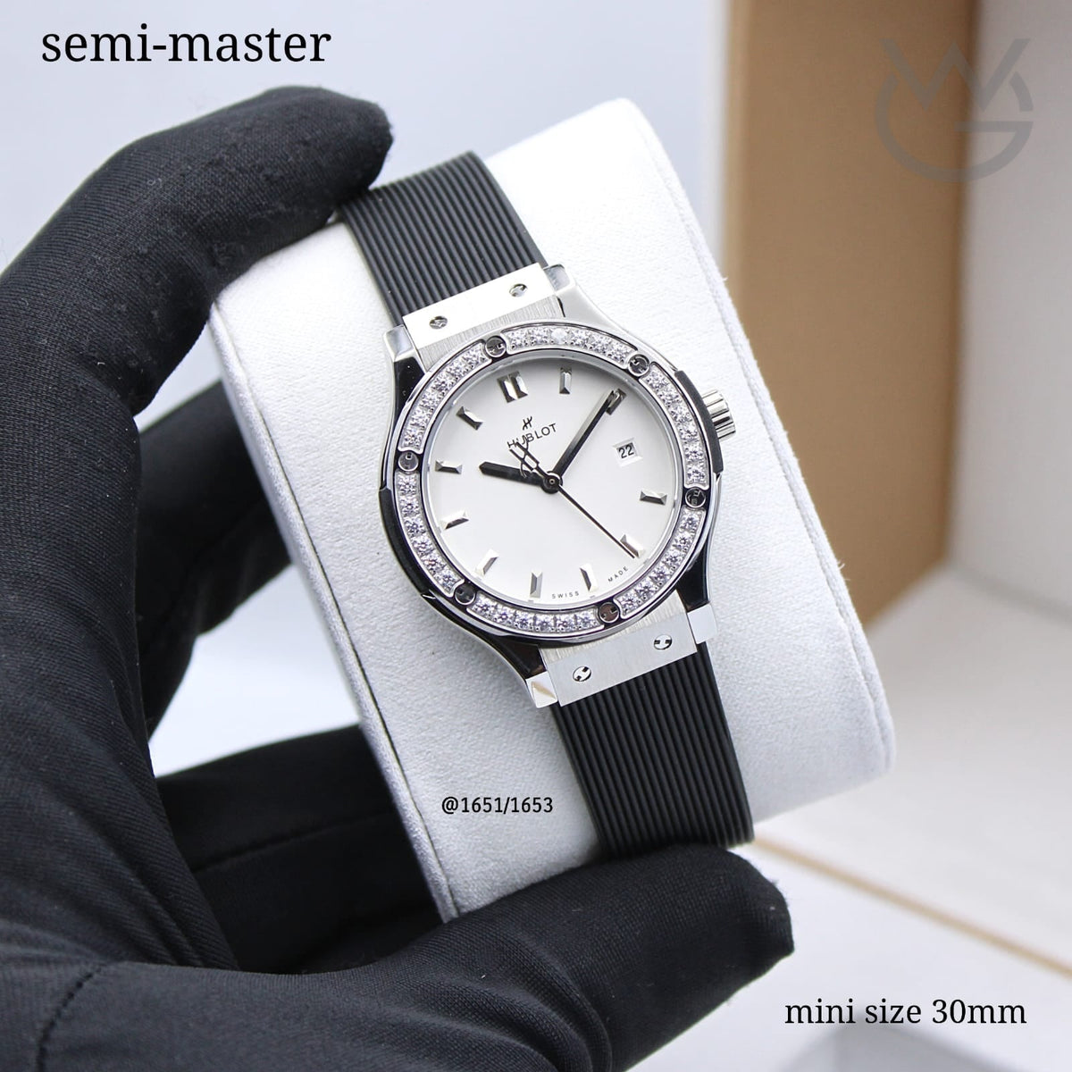 Hublot Classic Fusion Ladies Watch – White Diamond Dial - View 4