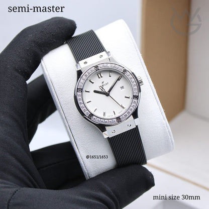 Hublot Classic Fusion Ladies Watch – White Diamond Dial - View 4