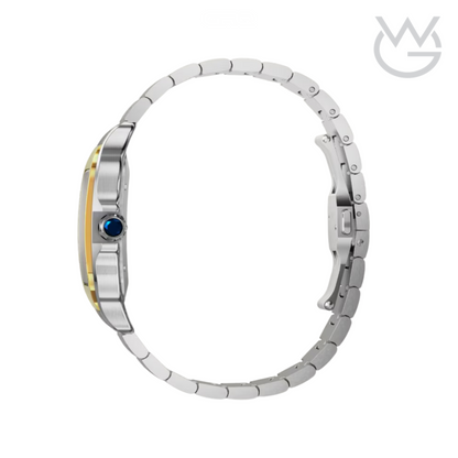 Cartier Santos de Cartier – Two-Tone Blue Dial Large