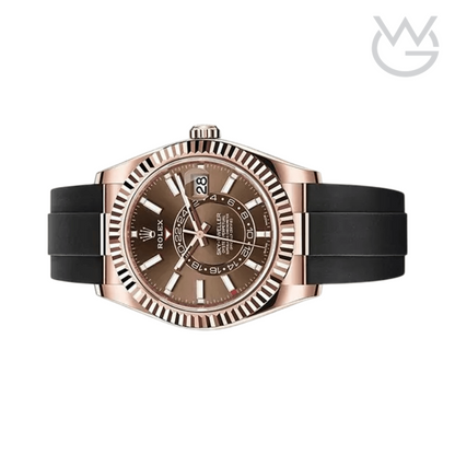 Rolex Rose Gold Chocolate Dial