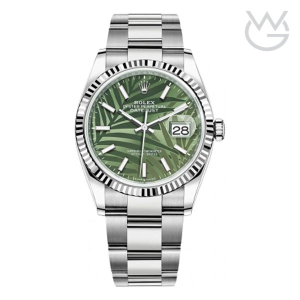 Rolex Datejust – Green Dial Silver